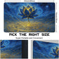 for MTG Playmat 24 x 14 Inches Lotus Magic Play Mat Card Game Mat for Magic The Gathering TCG PTCG Playmat with Free Storage Bags Non-Slip Backing
