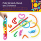 Special Supplies 30-Pack MINI Fun Pull and Pop Fun Tubes Mini for Kids Stretch, Bend, Build, and Connect Toy, Provide Tactile and Auditory Sensory