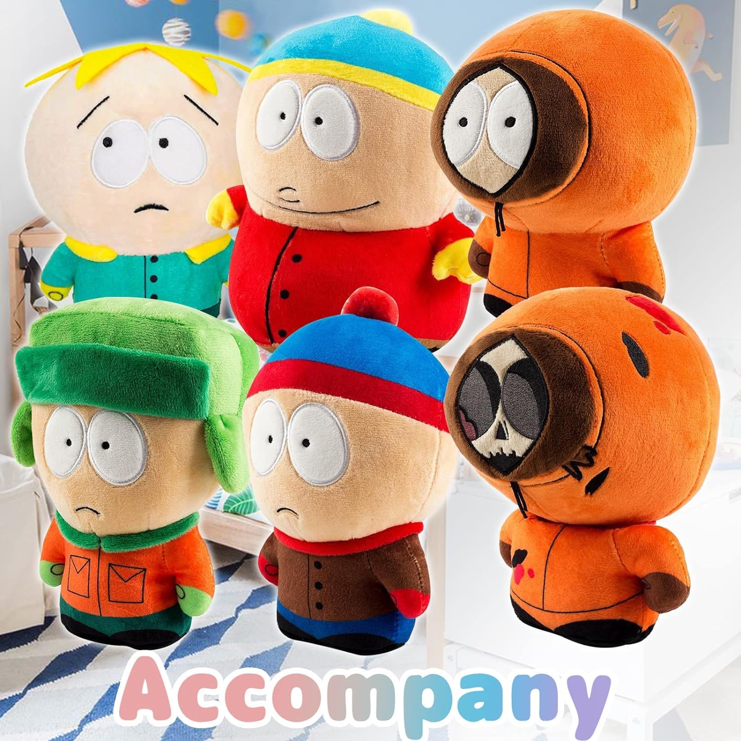 YZONU SP Anime Soft Toys, Plush Doll Cute Pillow Stuffed Animals Toy for Children Adults and Fans (6Pcs)