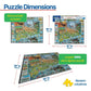 White Mountain 1000 Piece Jigsaw Puzzle State Landmarks Map, Best Of Maine