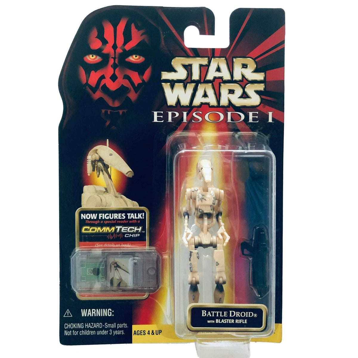 Hasbro Kenner 1999 Star Wars Episode I COLL. 1 Battle Droid Sliced Version