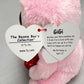 Ty Beanie Boo Gigi - Valentine Monkey - 6"