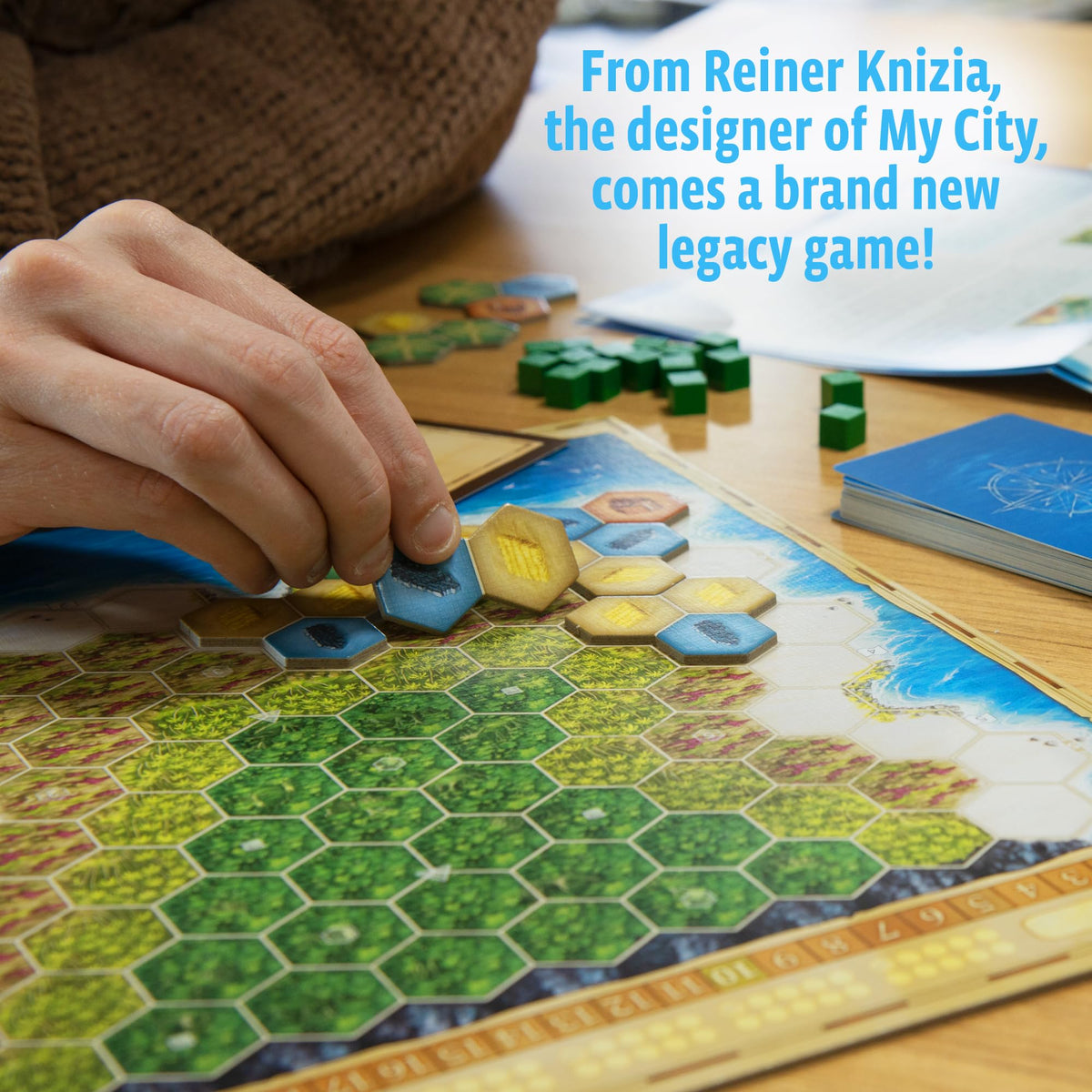 Thames & Kosmos My Island | Legacy Family Board Game | 24-Episode Island-Building Campaign | By Reiner Knizia | 2-4 Players | Ages 10+