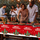 Gatherfun Christmas Table Decorations Christmas Tree Disposable Tablecloth Waterproof Plastic Rectangular Table Cover for Merry Christmas Party