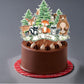 Woodland Animals Party Decorations - Cake Toppers, Cupcake Picks & Table Centerpieces for “Wild One” Camping, Baby Showers and Birthdays Party