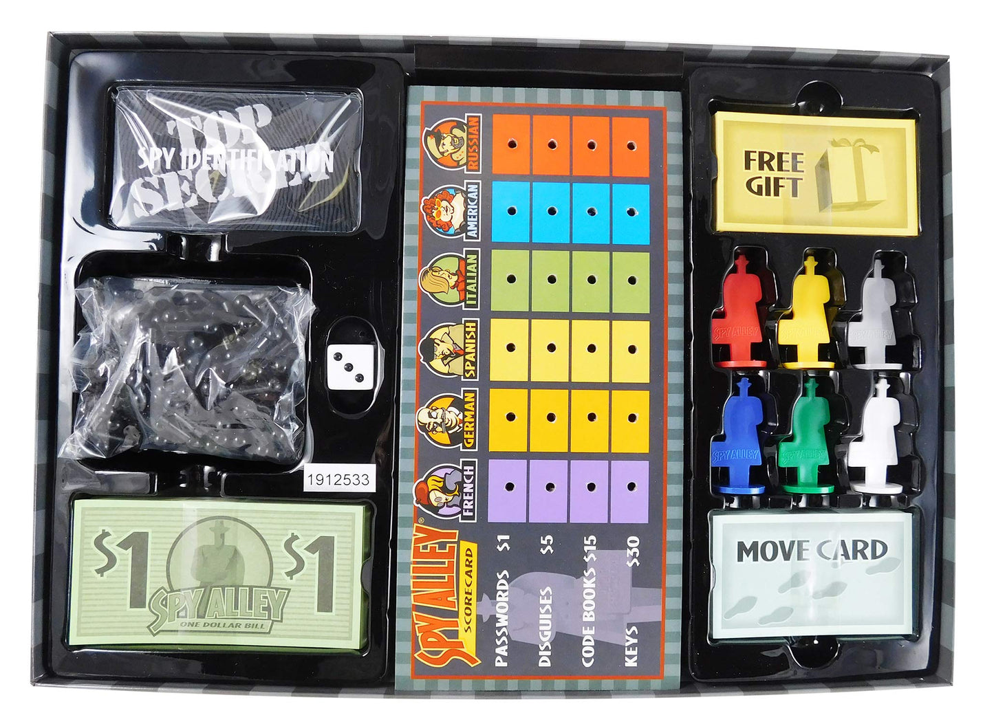 Spy Alley - Mensa Award-Winning Strategy Game - Social Deduction & Bluffing Board Game - Family Game Night Fun - Ages 8+ for 2-6 Players