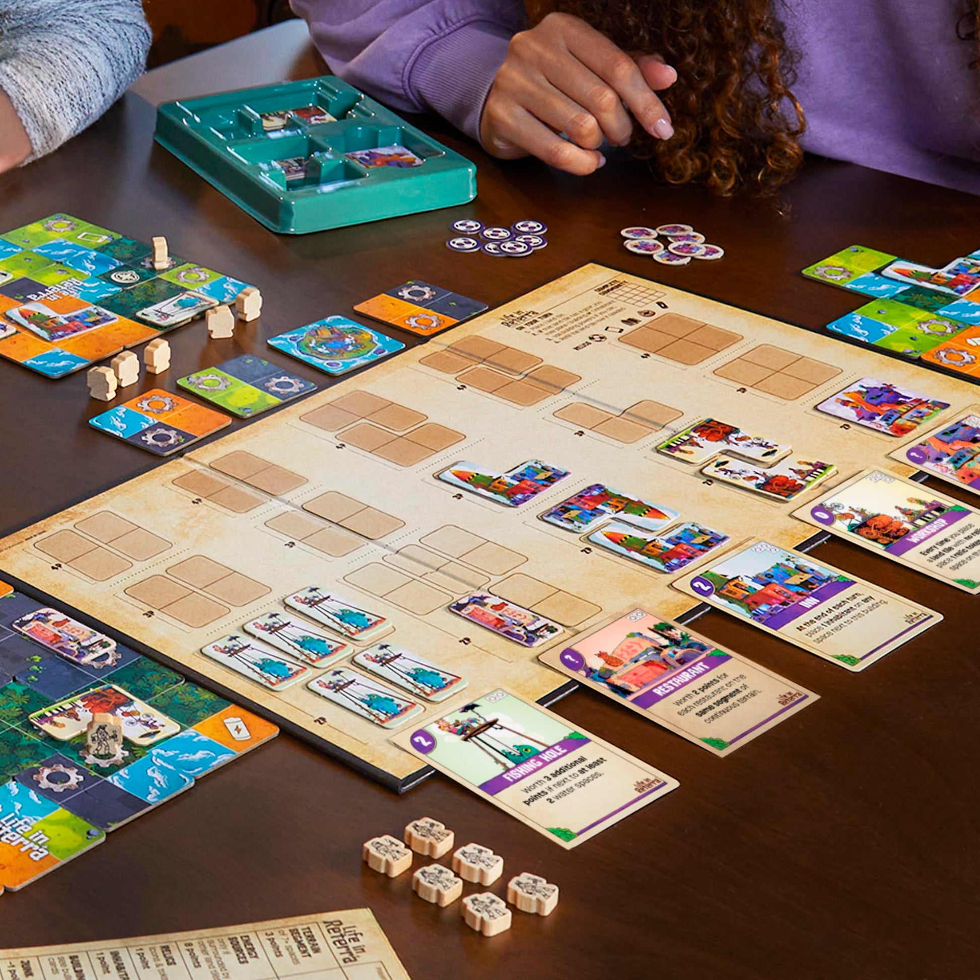Life in Reterra Strategy Board Game | A Community (Re) Building Game | Ages 10+ | 2 to 4 Players | 35 Mins. Avg. | Games for Adults & Families