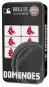 MasterPieces Officially Licensed MLB Boston Red Sox 28 Piece Dominoes Game for Adults