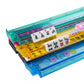 WonderTopia American Mahjong Set with Beige Navy Carrying Bag, 166 White Tiles, 4 All-in-One Color Racks and Pushers, Mahjong Tiles Set for Family