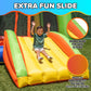 Sportspower My 1st Jump N Play Inflatable Bounce House with Slide & Mesh Shoe Pockets, Large Indoor/Outdoor Bounce for Kids, on 400W Blower