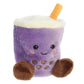 Aurora® Adorable Palm Pals™ Tart Taro Boba™ Stuffed Animal - Pocket-Sized Play - Collectable Fun - Purple 5 Inches