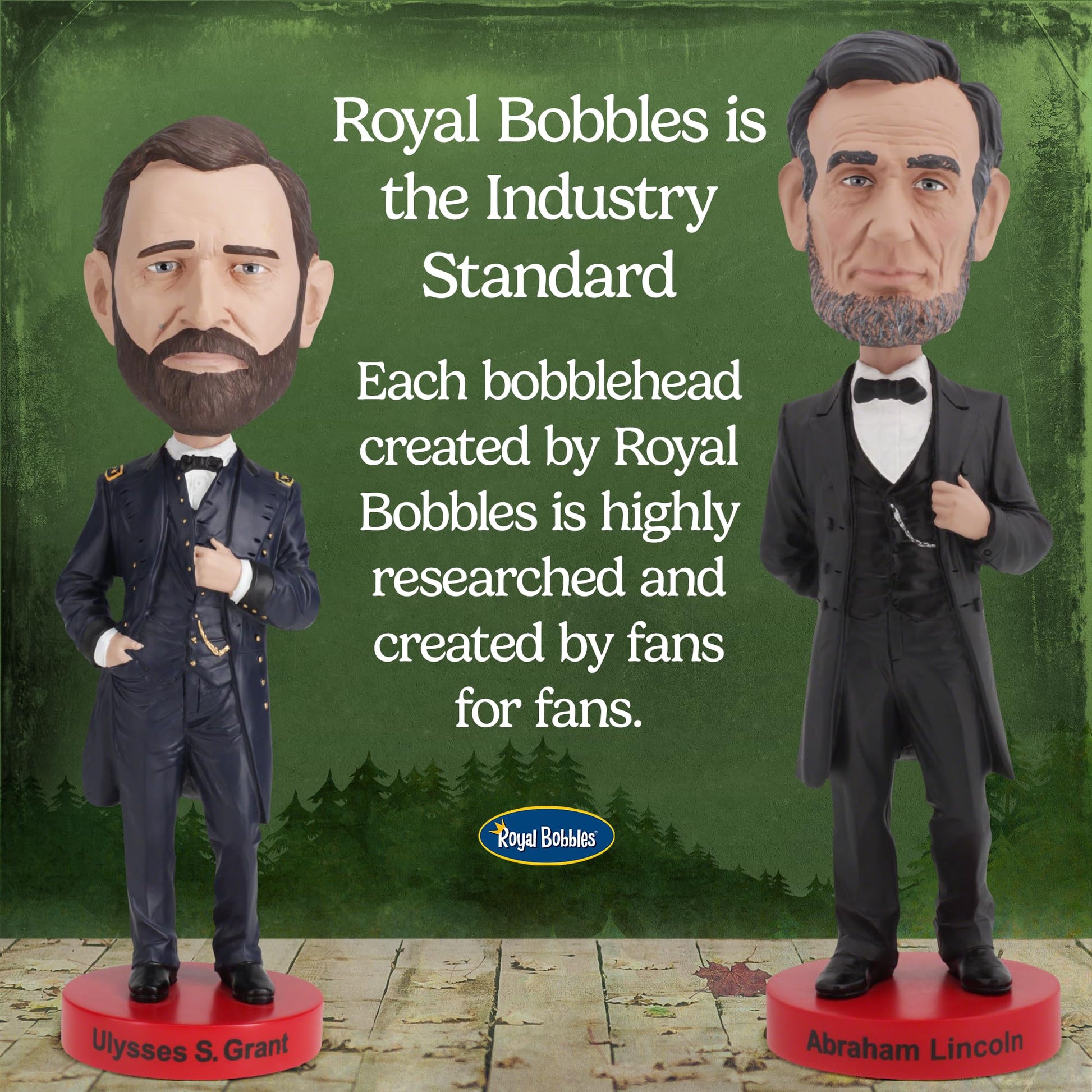 Royal Bobbles Theodore “Teddy” Roosevelt, 26th President of the United States - American History Anniversary Bobblehead - 8.5 Inches Tall