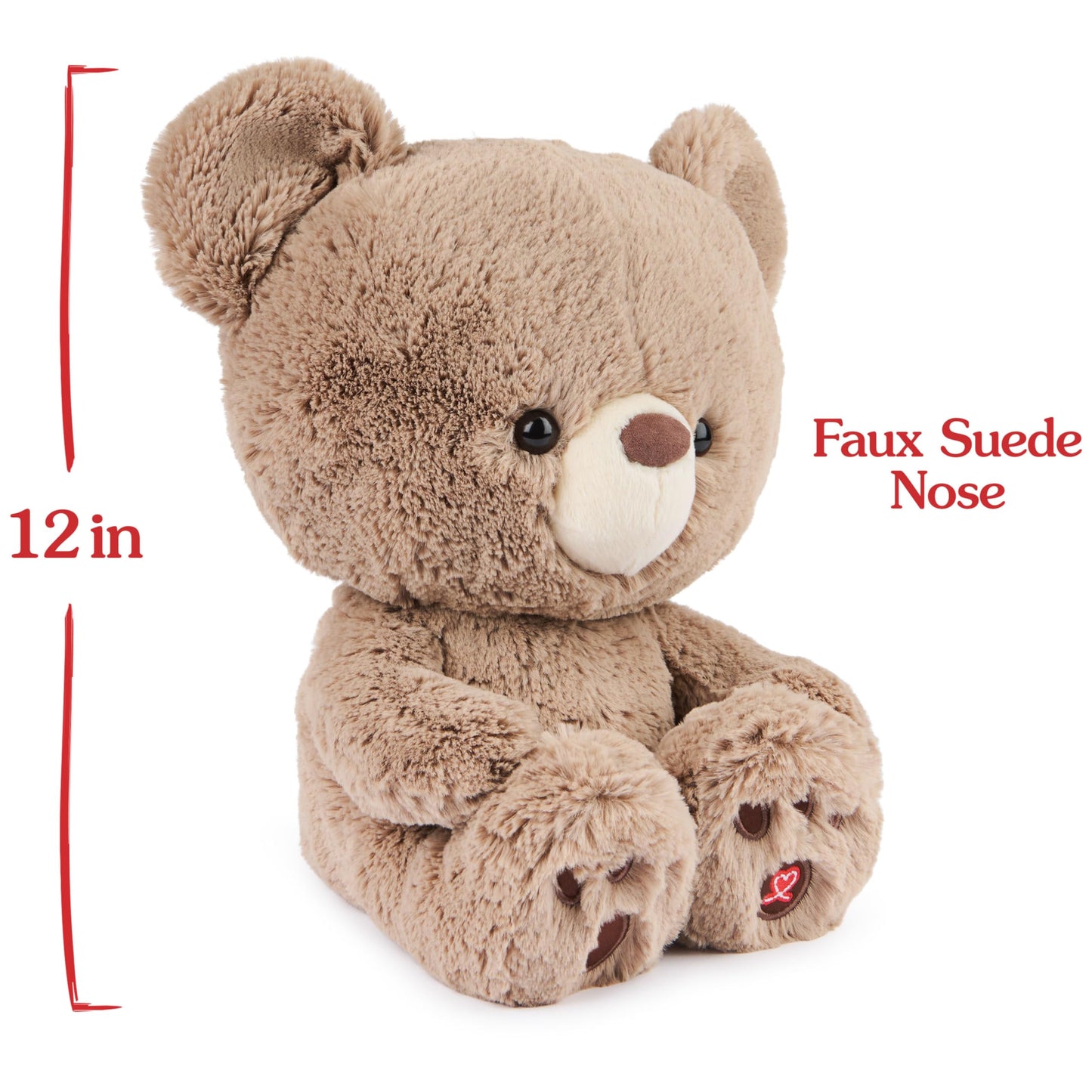 GUND Kai Teddy Bear Plush Toy, Premium Stuffed Animal for Ages 1 and Up, Taupe, 12”