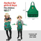 Born Toys Gardener Costume Kids Outfit with Toddler Gardening Tools, 3+