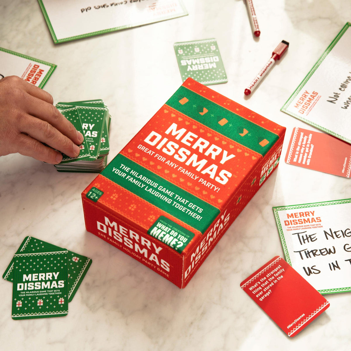 What DO You Meme? Merry Dissmas - The Hilarious Family Holiday Party Game Family