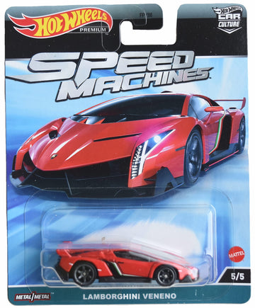 Hot Wheels Lamborghini Veneno, Speed Machines Car Culture 5/5 (HKC41)