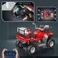 Mould King Fire Truck ATV Building Set, 2100+ Pcs RC/APP Control All-Terrain Vehicle Building Blocks Kits That Run with Equipment Model, Collectible