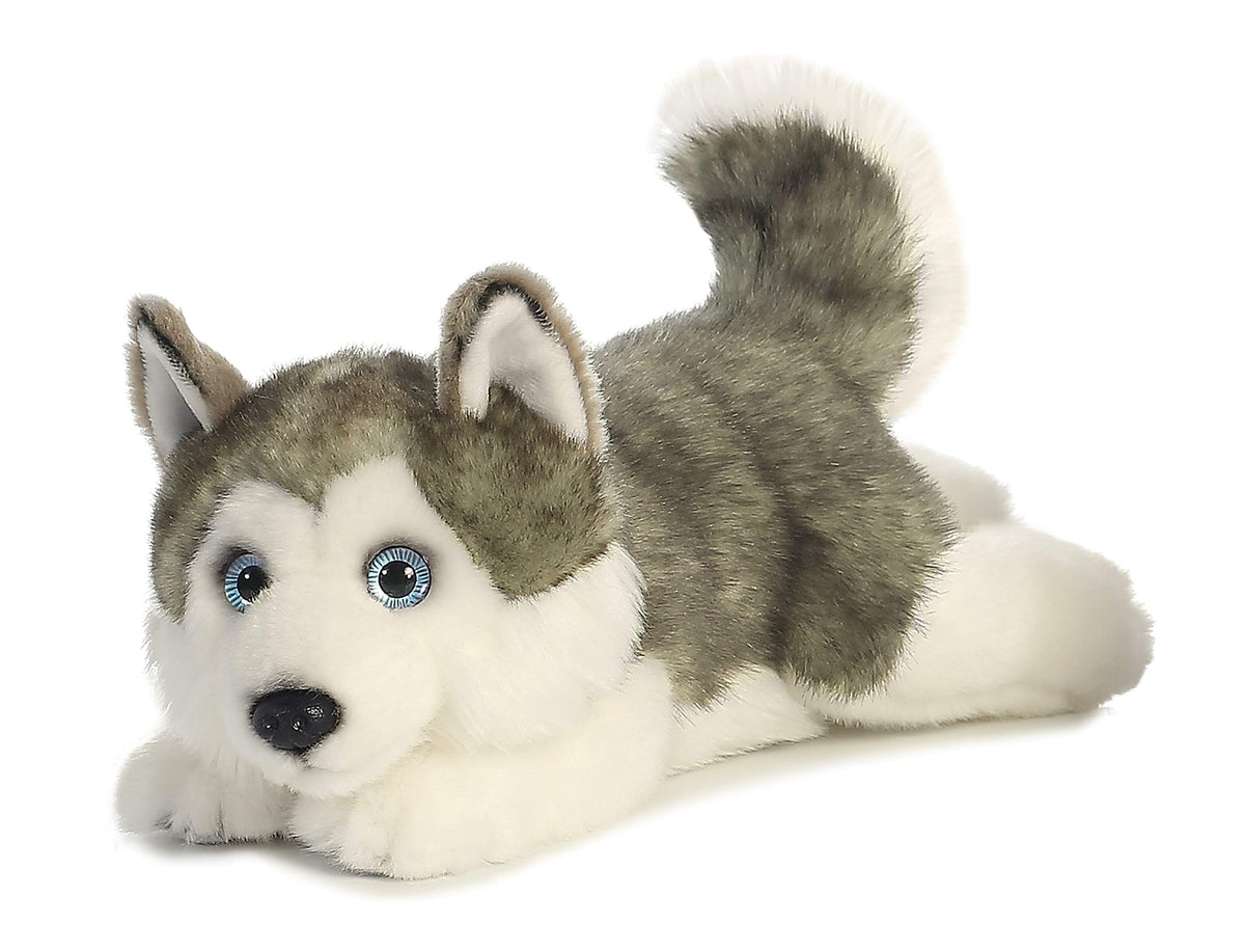 Aurora Miyoni 11" Husky Lying Realistic Stuffed Animal