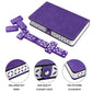 Vovotuzzi Dominos Set for Adults and Kids - Domino Set for Classic Board Games - Thick Jumbo Dominoes Double 6 for Travel Games - Purple Domino's 28