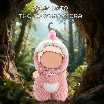 EYEOO 17 cm Doll Clothes Cute Outfits Pink Jumpsuit Animal Clothing Set No Doll
