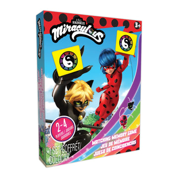 TCG Toys Miraculous Ladybug - Memory Matching Card Game - Featuring 72 Full Color Pieces - Promote and Improve Memory & Sensory Development Skills