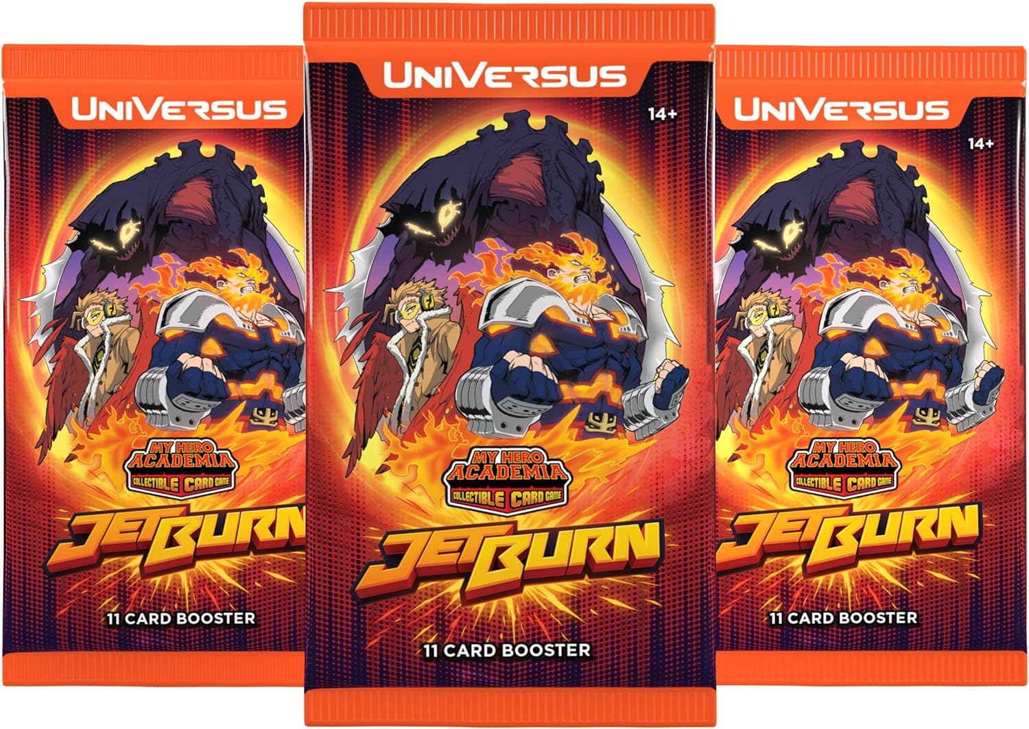My Hero Academia Collectible Card Game Set 6: Jet Burn Booster Display