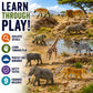 Safari Ltd. South African Animals TOOB - 9 Figurines of Elephant, Lion, Giraffe, and More - Educational Toy Set for Boys, Girls and Kids Ages 3+