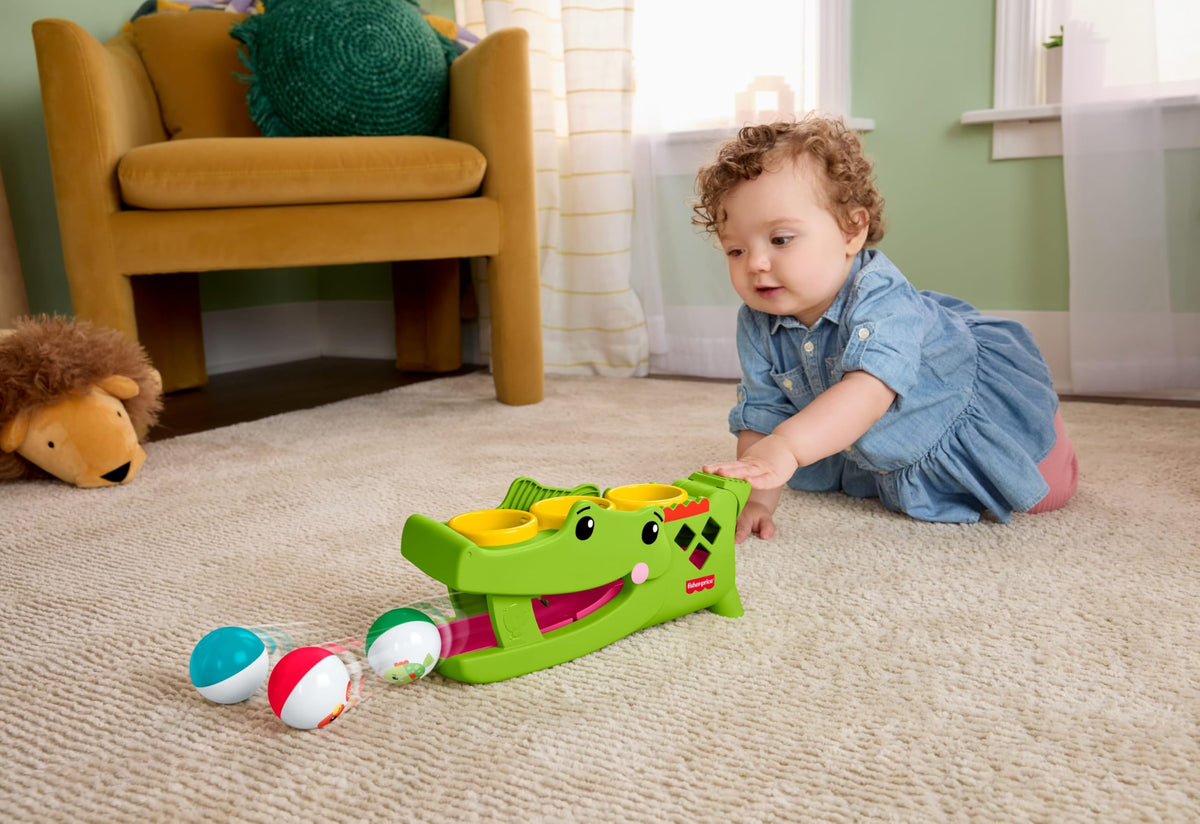 Fisher-Price Sit & Tap Rolligator, Baby Toy