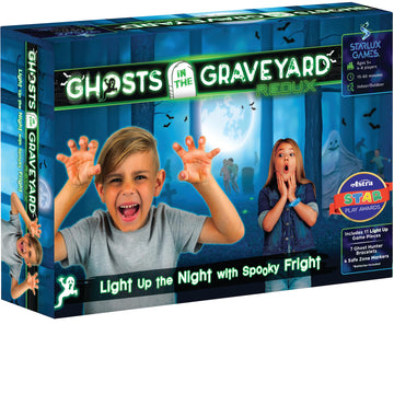 Ghosts in the Graveyard Redux: One of The Best Spooky Outdoor Games for Kids | Ages 5+, 4-8 Players | for Outdoor Parties & Camping | Glow in the Dark