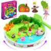 Carolart Spinning Fairy Garden Sensory Bin with Glow Sand Kit