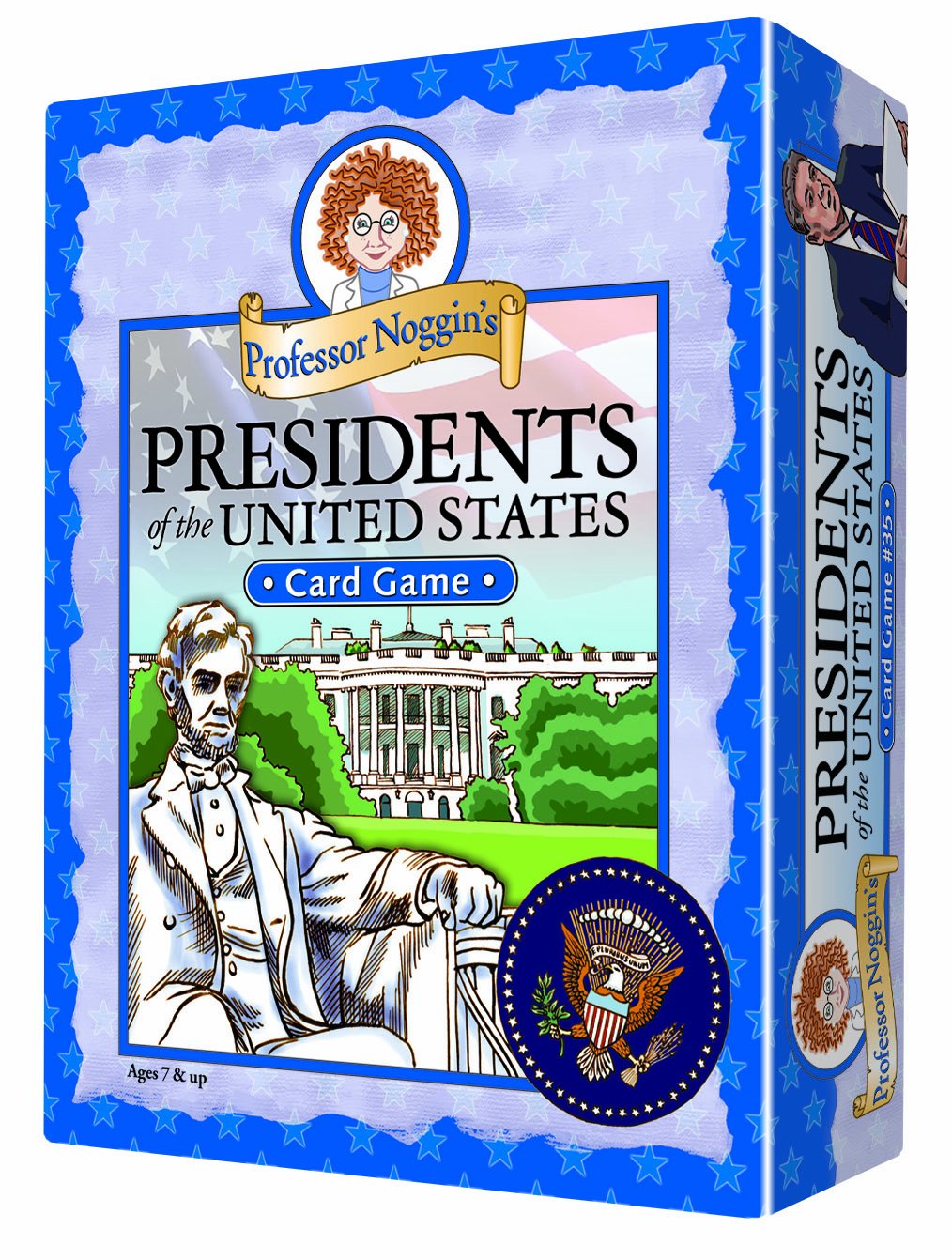 Professor Noggin's Presidents of the United States - A Educational Trivia Based Card Game For Kids