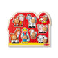 Melissa & Doug Wooden Jumbo Knob Puzzle 2-Pack for Baby and Toddler Boys and Girls - Large Farm, First Shapes