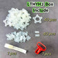 LTHYHJ 80 Balloon Clips and 100 Dots Glue Points and a Tie, Connector, for wedding, parties, etc. Arch tool