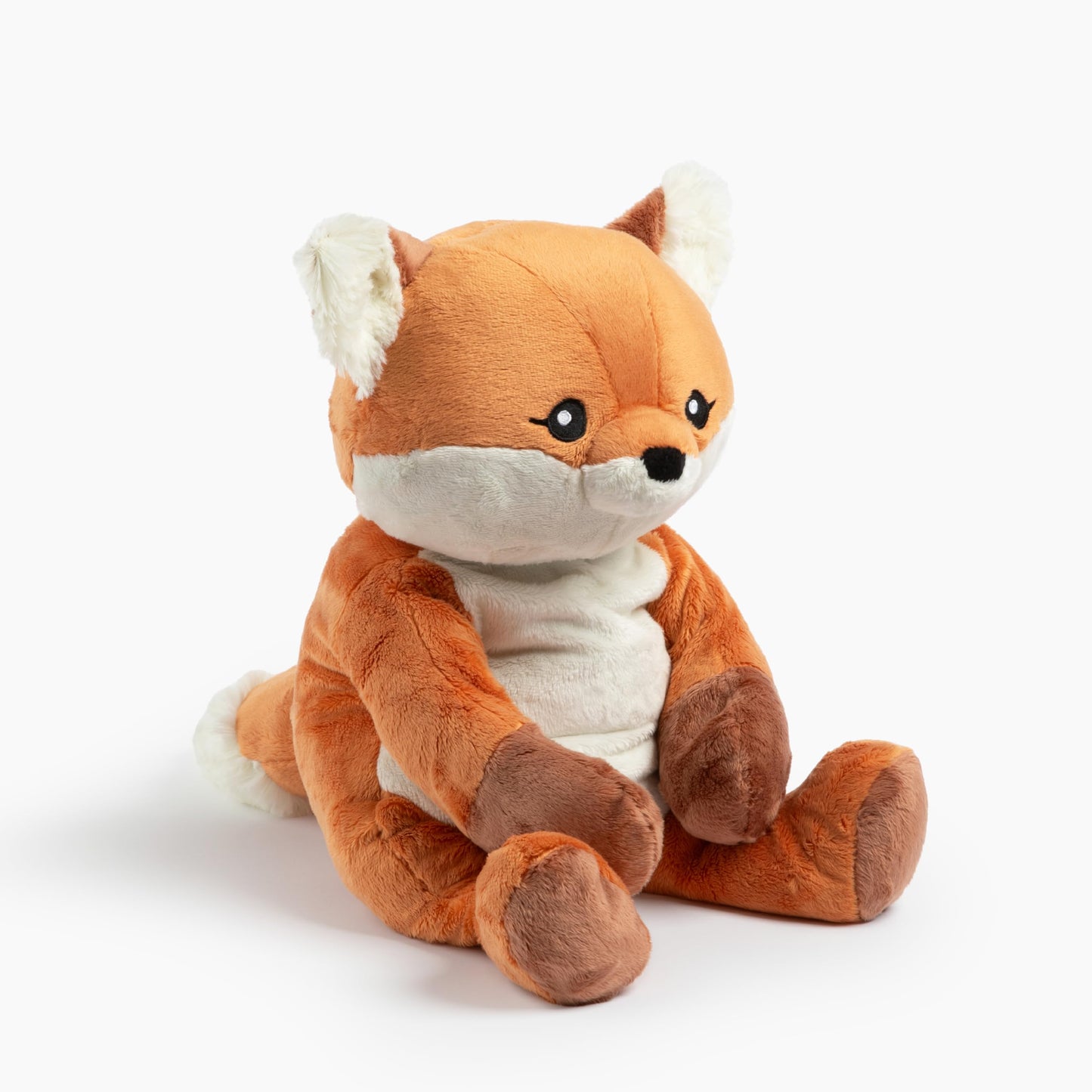 HUGIMALS Forrest the Fox 20 Inch 4.5 lb Heavy Cute Sensory Weighted Comfort Plush | Large Unscented Washable Self Care Calming Stuffed Animal