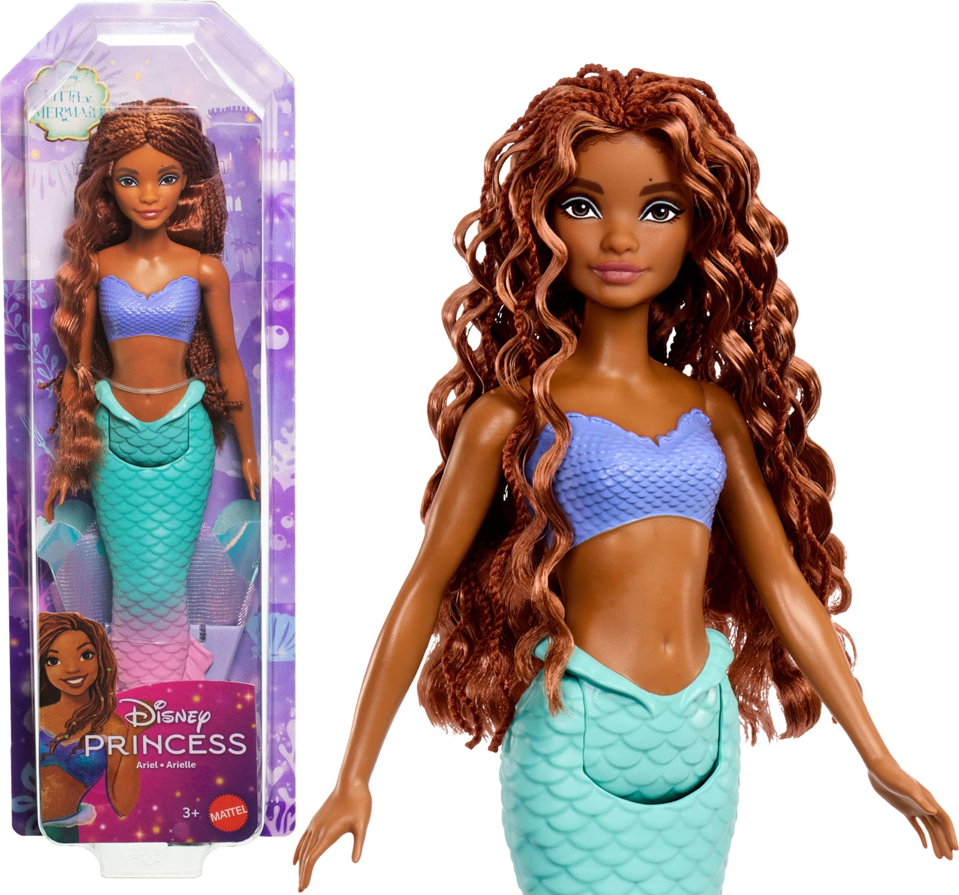 Mattel Disney Princess Ariel Mermaid Doll from Live Action Movie