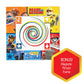 Lollipop Paw Patrol Spin Art for Kids - Paper Spinning Machine, Paint Spinner Station & Spiral Arts Kit with Frame, Blue