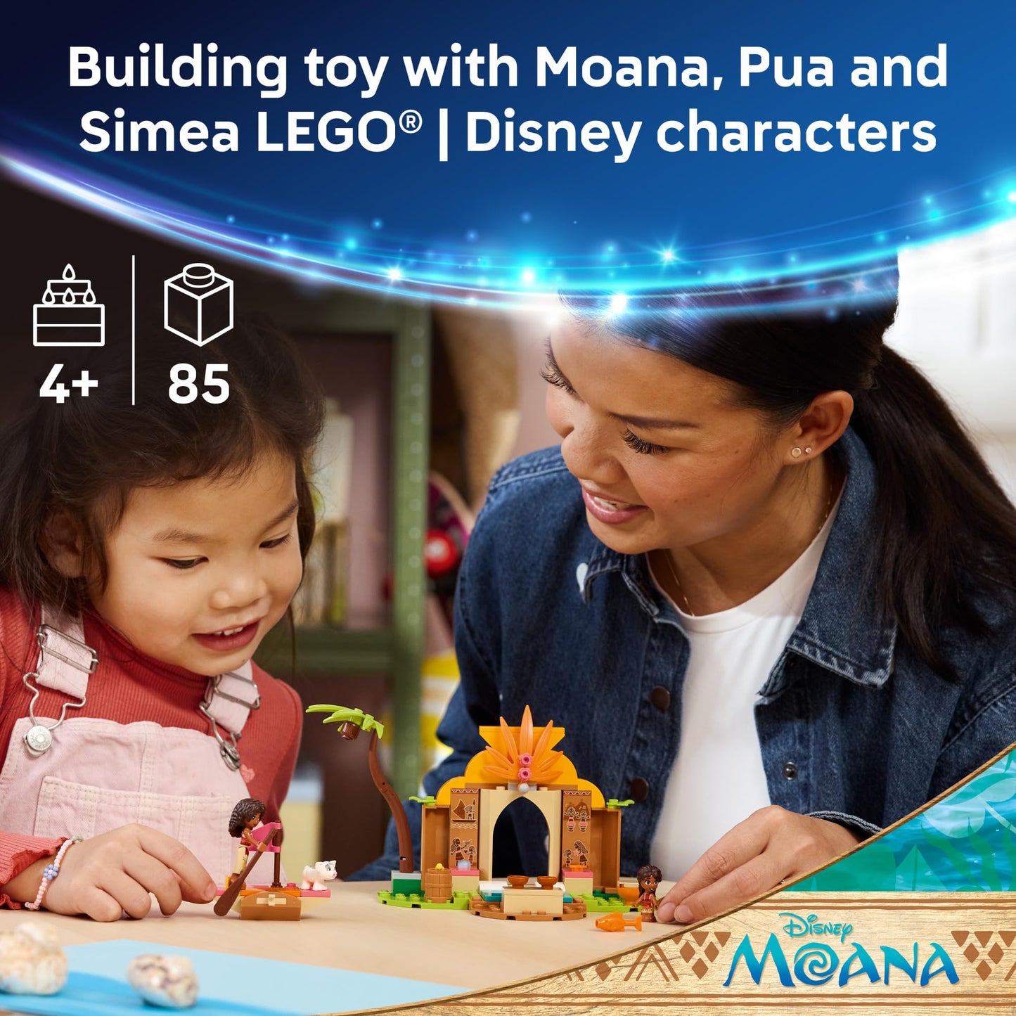 LEGO Disney Moana Village House & Boat 43282