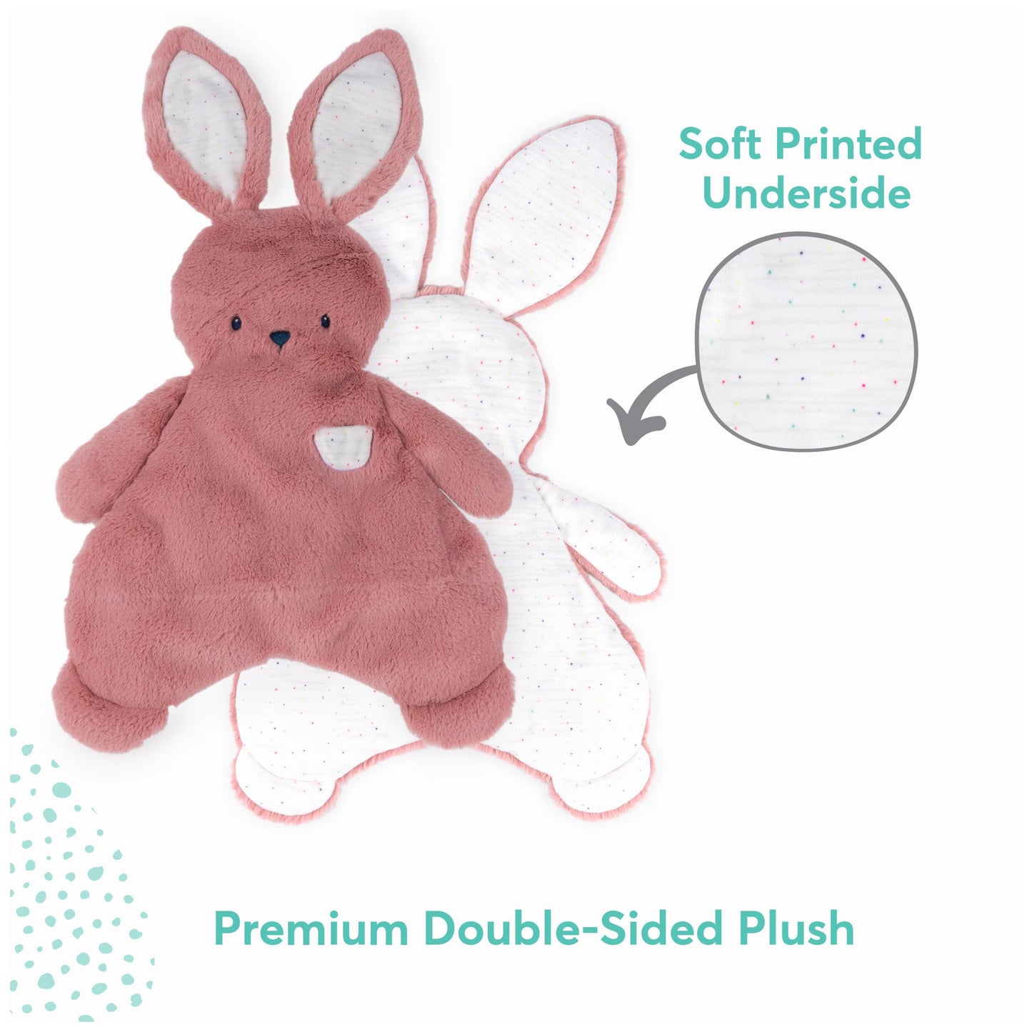 GUND Baby Oh So Snuggly Bunny 14-Inch Plush Lovey Blanket for Ages 0+