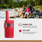Cobra RX100 16-Mile Range Family Walkie Talkies (4-Pack) - 16-Mile-Long Range, Kid-Friendly Communication, 22 Channels, NOAA Weather Alerts, Call
