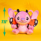 Disney Stitch Goes Wild Small Plush - Angel Butterfly, Soft Collectible Plush Stuffed Animal Toy with Wild Details, Cute & Fluffy, for Kids, Fans