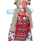BraveUA 14'' Authentic Ukrainian Motanka Doll on Wooden Base || Collectible Doll || Slavic Design Traditional Ukrainian Doll || Handmade Traditional