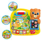 Winfun Learn with Me Activity Book - Interactive Educational Toy with 13 Colorful Pages, Light-Up Animal Buttons, Music & Questions - Early Learning