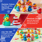 JOYIN 24 Pcs Patriotic Rubber Ducks, Red White Blue 4th of July Bulk Ducks with 8 Designs, Independence Day Duck with Flag Prints, Patriotic Party