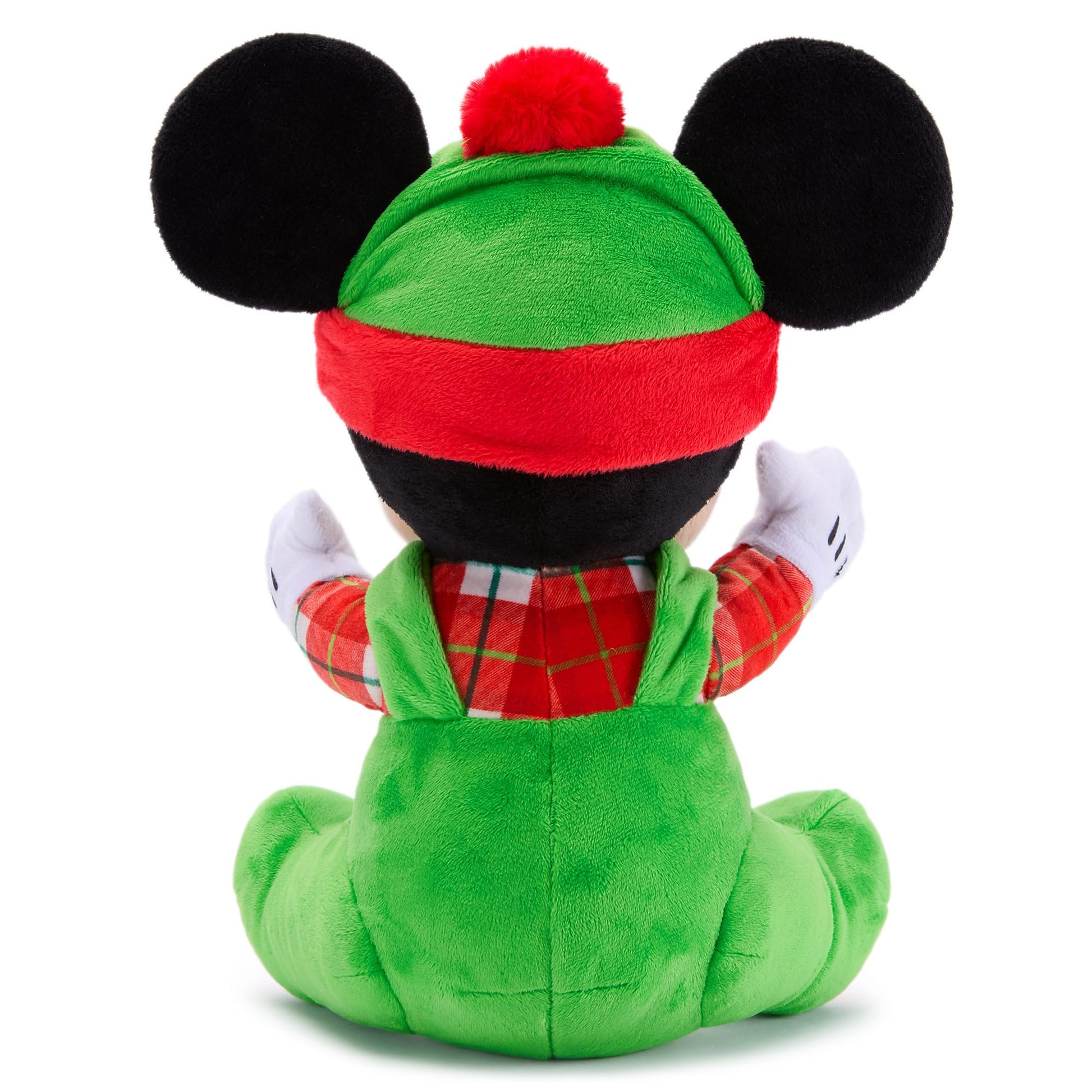 Disney Store Official Mickey Mouse Holiday Plushy - Baby's My First Christmas 2025 Disney Plush - 11" Baby Toy Plushie in Festive Holiday Outfit