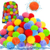 100PCS Reusable Water Splash Balls,Soft Soaker Balloons Fake Snowballs for Kids Outdoor Water Fight Games,Pool Backyard Fun with 1 Mesh Bag