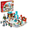 LEGO Lunar New Year Ice Festival 80109 Building Kit; Gift Toy for Kids Aged 8 and Up; Building Set Featuring a Detailed Winter Scene, Chun Ice