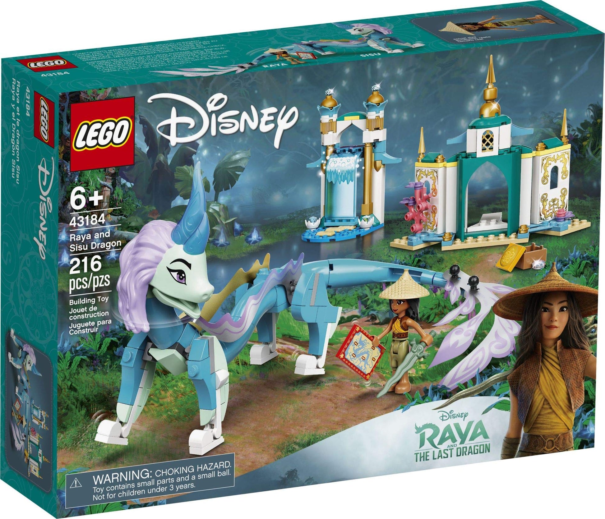 LEGO Disney Raya and Sisu Dragon 43184; A Unique Toy and Building Kit; Best for Kids Who Like Stories with Dragons and Adventuring with Strong Disney