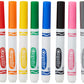 Crayola CRA-58-7712 Classic Non-Washable Marker, Broad-Line, 12 Colors/Set