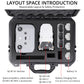 PONYRC Mini 4K Case, IP67 Waterproof Hard Travel Carrying Case for DJI Mini 4K/ 2/2 SE Fly More Combo Drone & Accessories