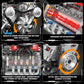 Mould King 10171 V8 Engine Model Kit, Mini V8 Engine Kits that Runs, Build Your Own Car Model Engine with Motor, Collectible Building Blocks